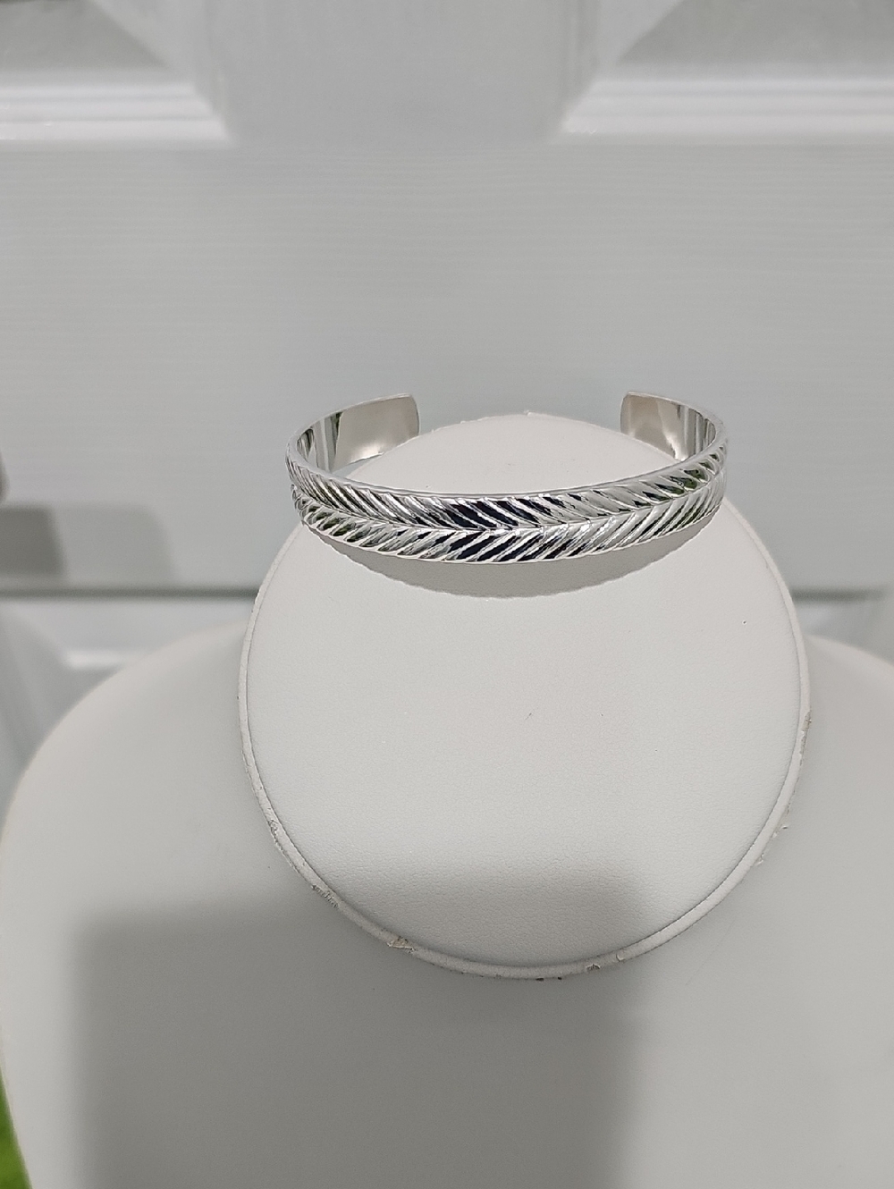 Sterling Silver Braided Cuff Bracelet